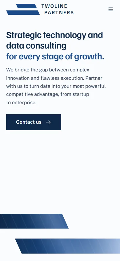 Home page of the TwoLine Partners website